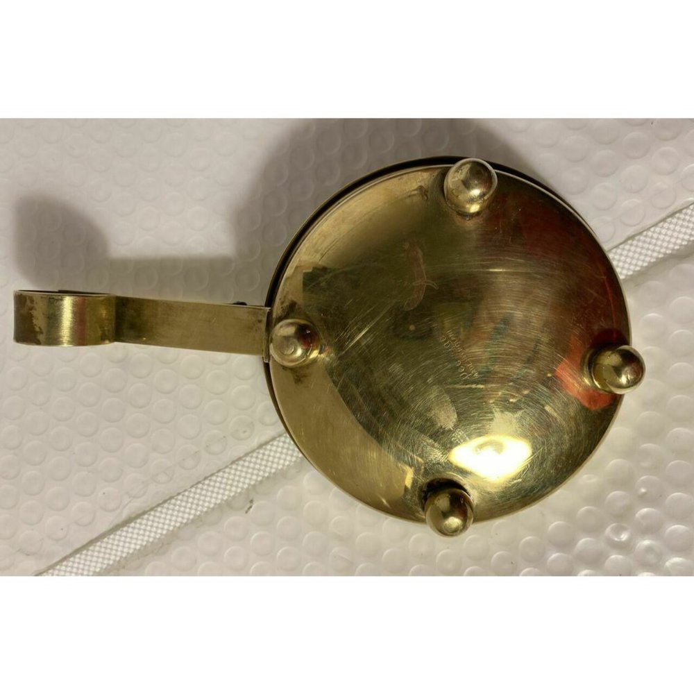 Vintage Peerage Brass Crumb Catcher Ash Tray Silent Butler - Made In England - Picture 5 of 6